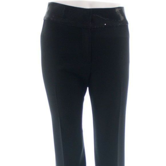 ST. JOHN BLACK EVENING PANTS SIZE 10